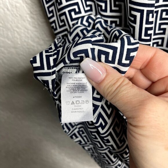 ANN Taylor LOFT Black and White Womens Blouse Size‎ Small - Picture 7 of 7